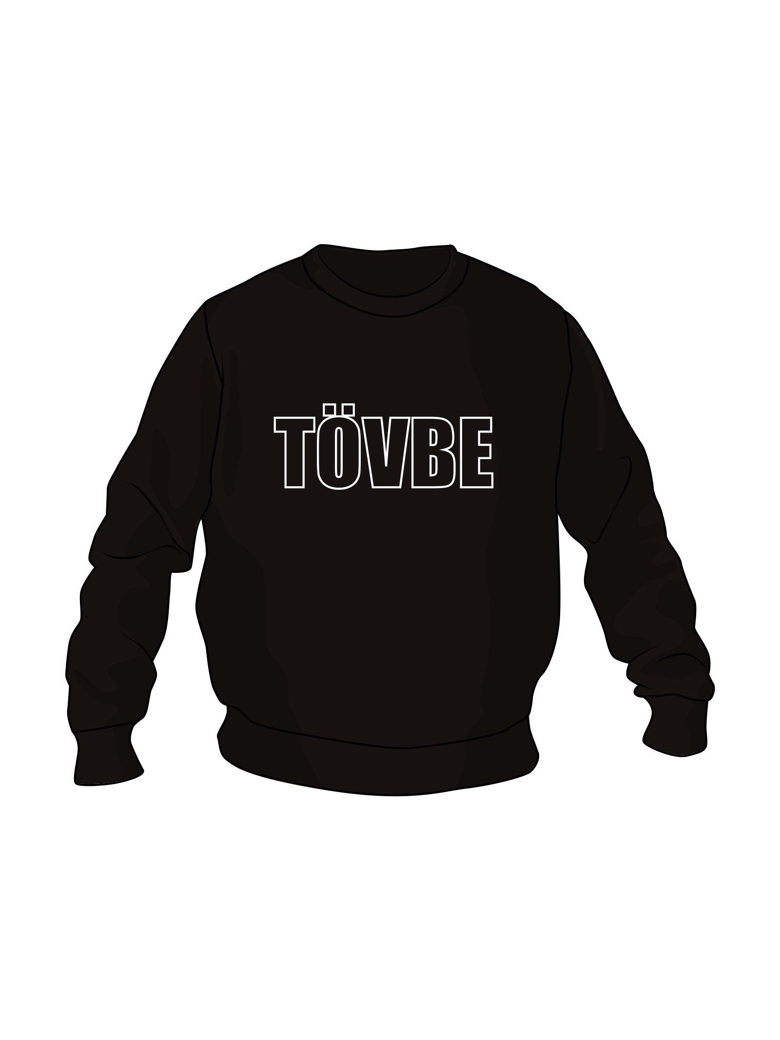 Sweatshirt TÖVBE Schrift weiß