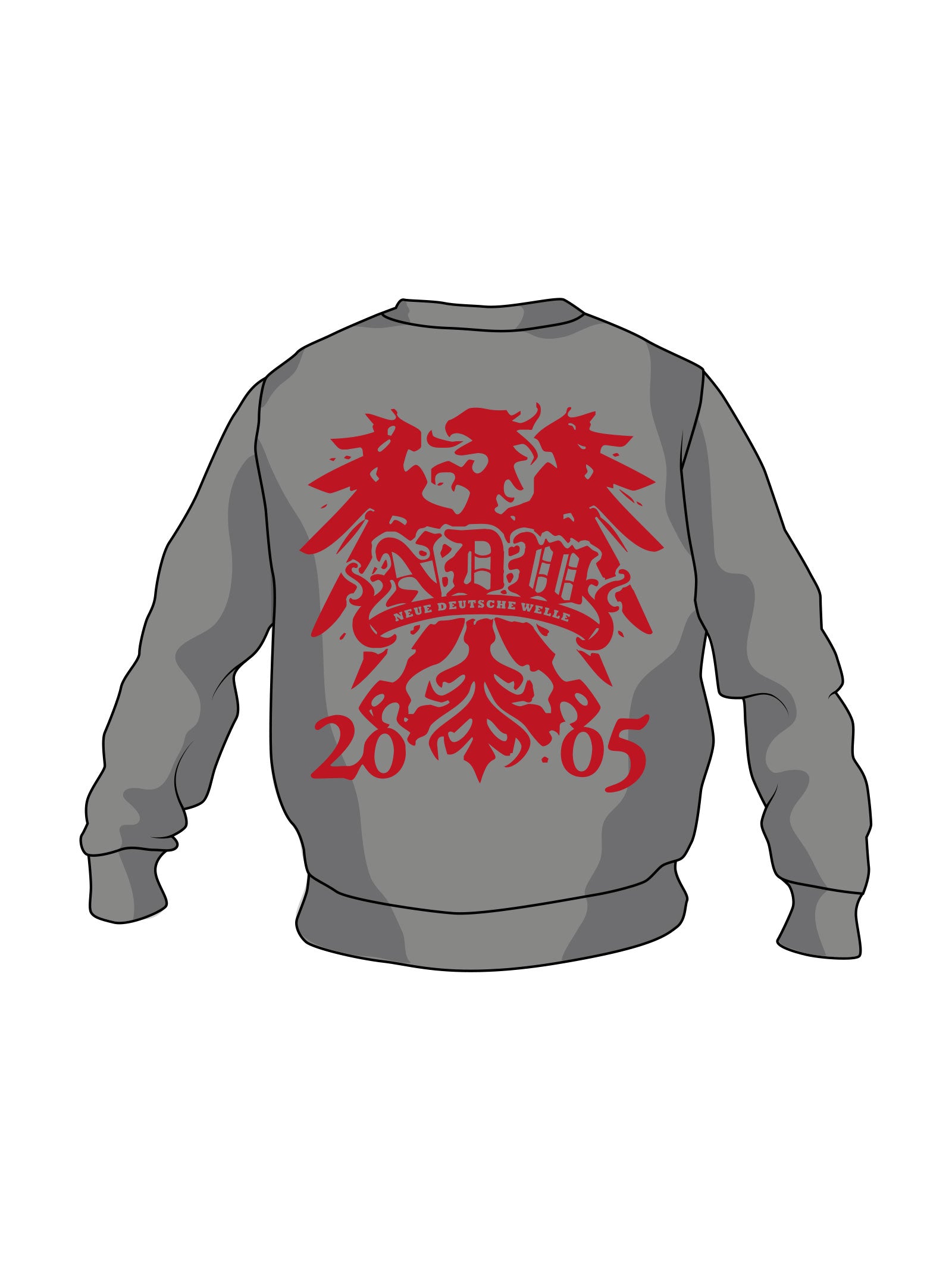 Sweatshirt TÖVBE Schrift rot