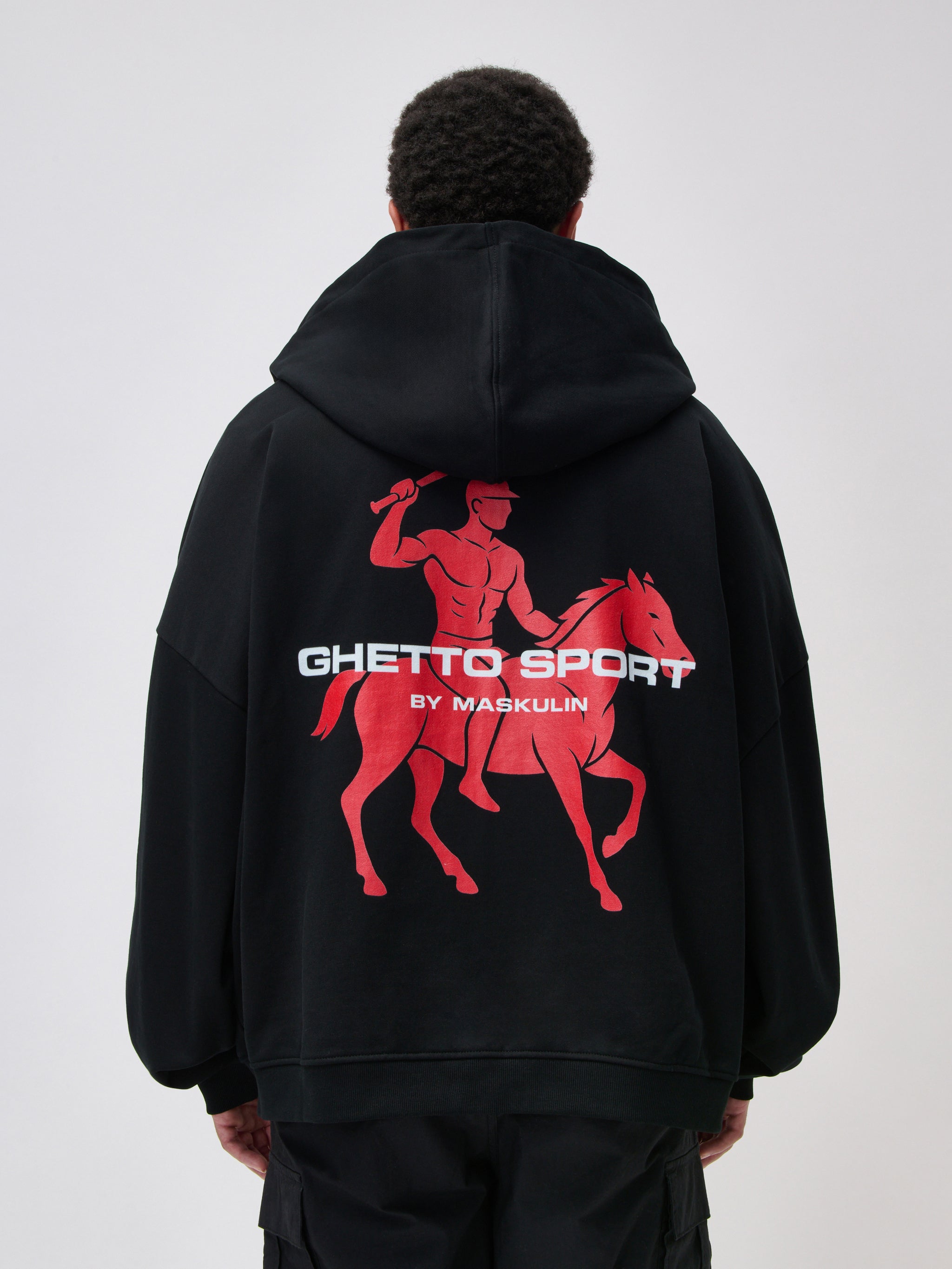 Zip Hoody Rider Red