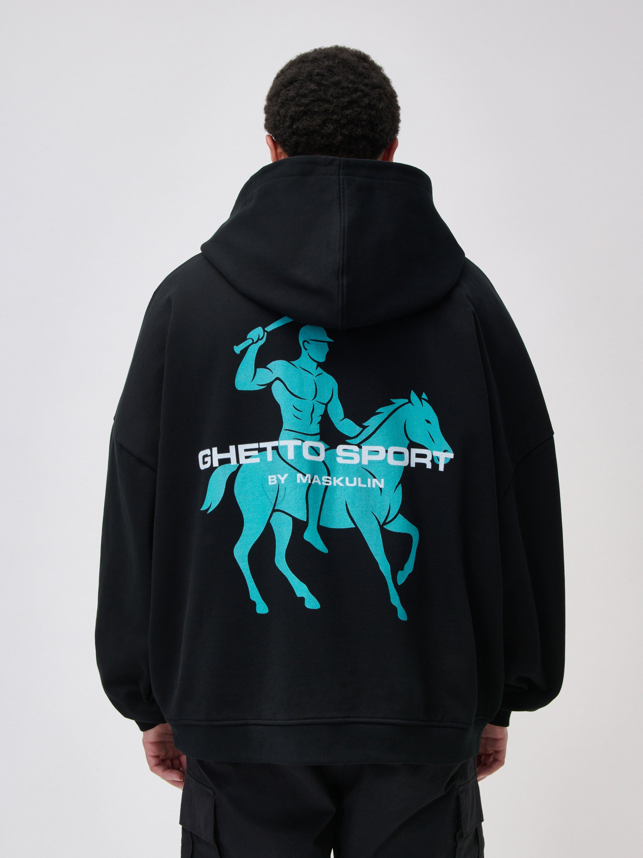 Zip Hoody Rider Blue