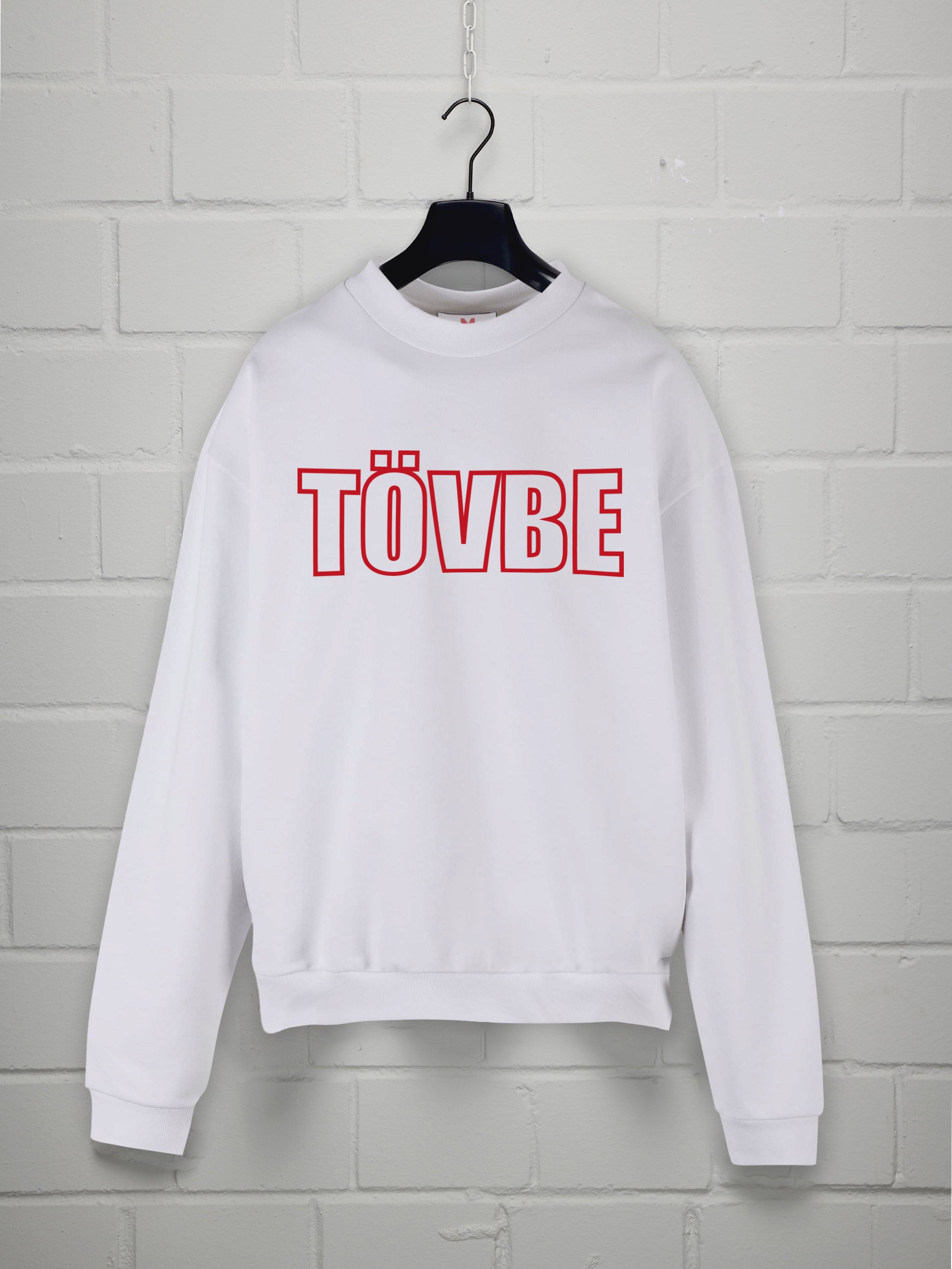 Sweatshirt TÖVBE Schrift rot