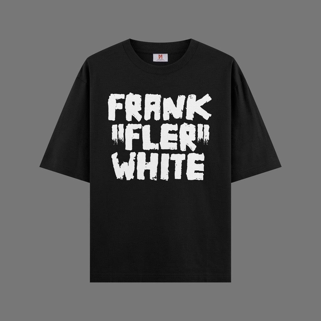 T-Shirt Frank Fler White black