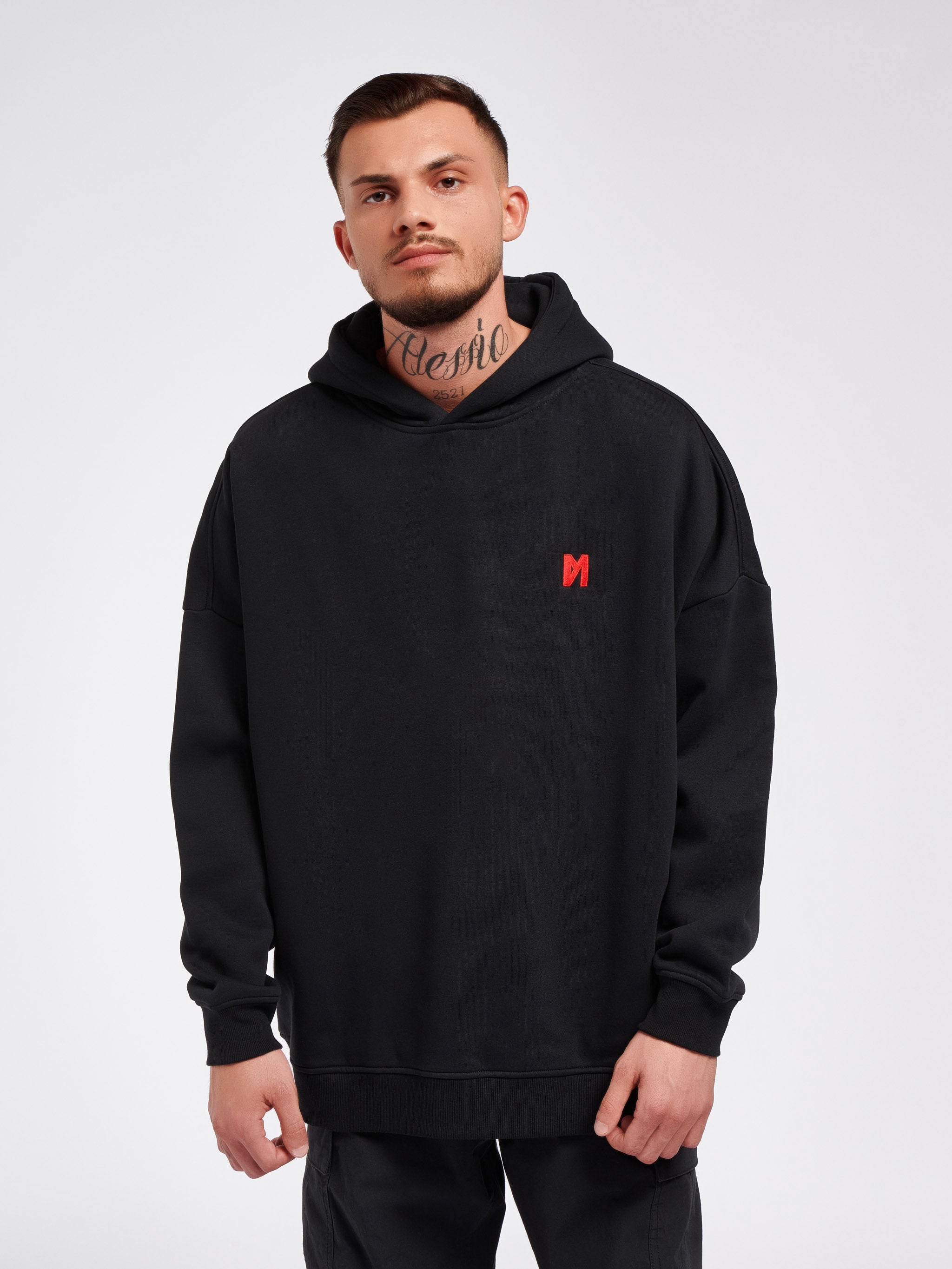 Oversized Hoodie Dirty Bloody M