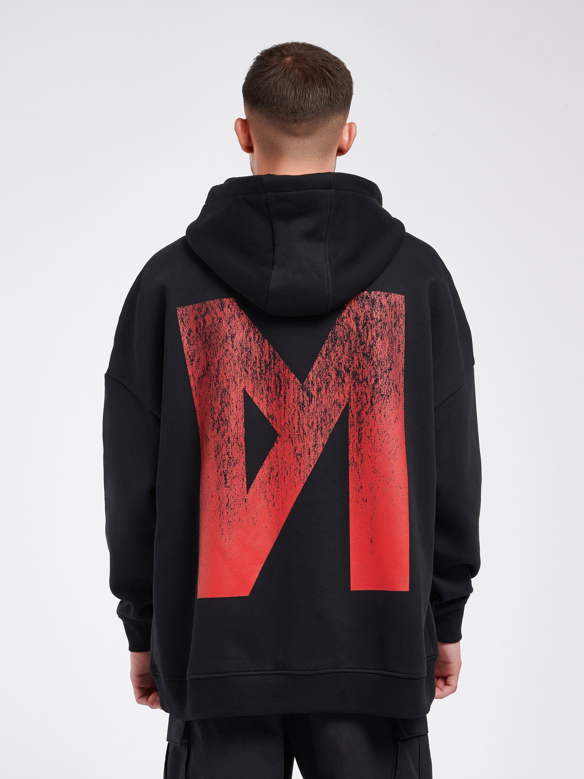 Oversized Hoodie Dirty Bloody M