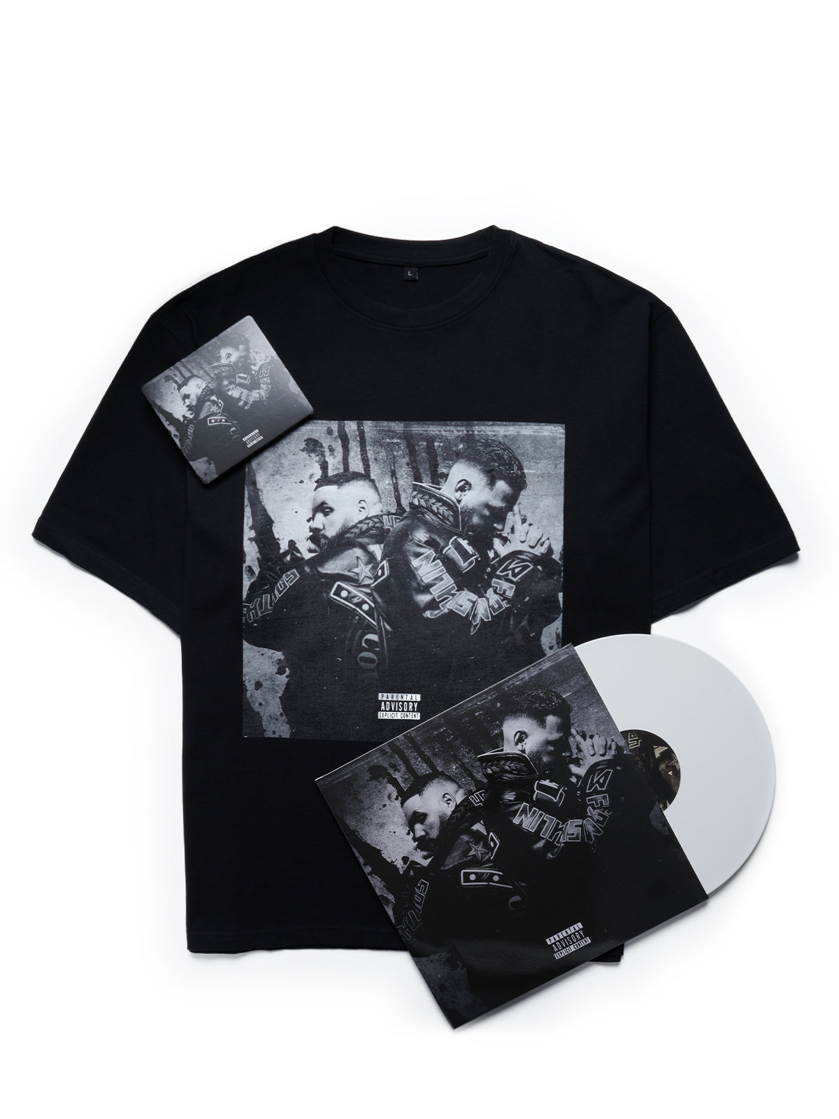 VinlyBundle LP + CD + T-Shirt Frank White & Bass Sultan Hengzt