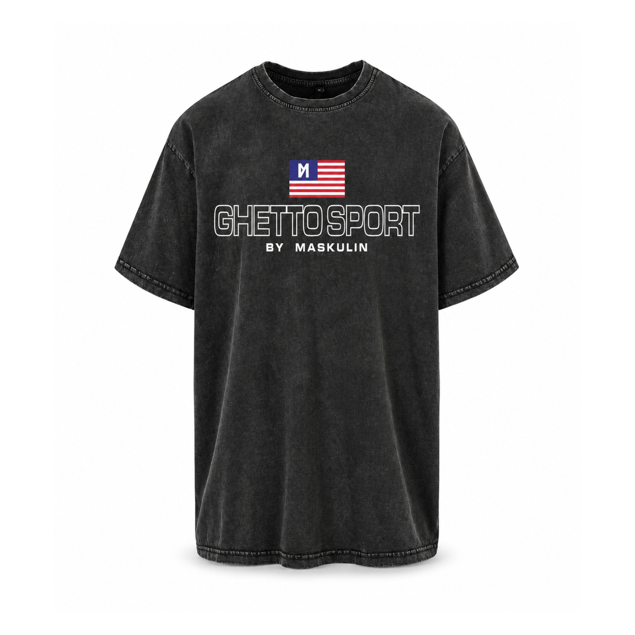 Maskulin - Ghettosport U.S.A. - Acid Washed Oversized T-Shirt