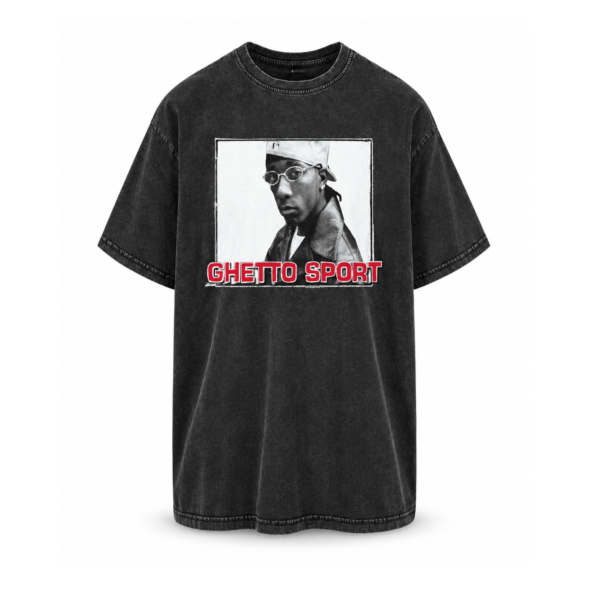 Maskulin - Big L - Acid Washed Oversized T-Shirt