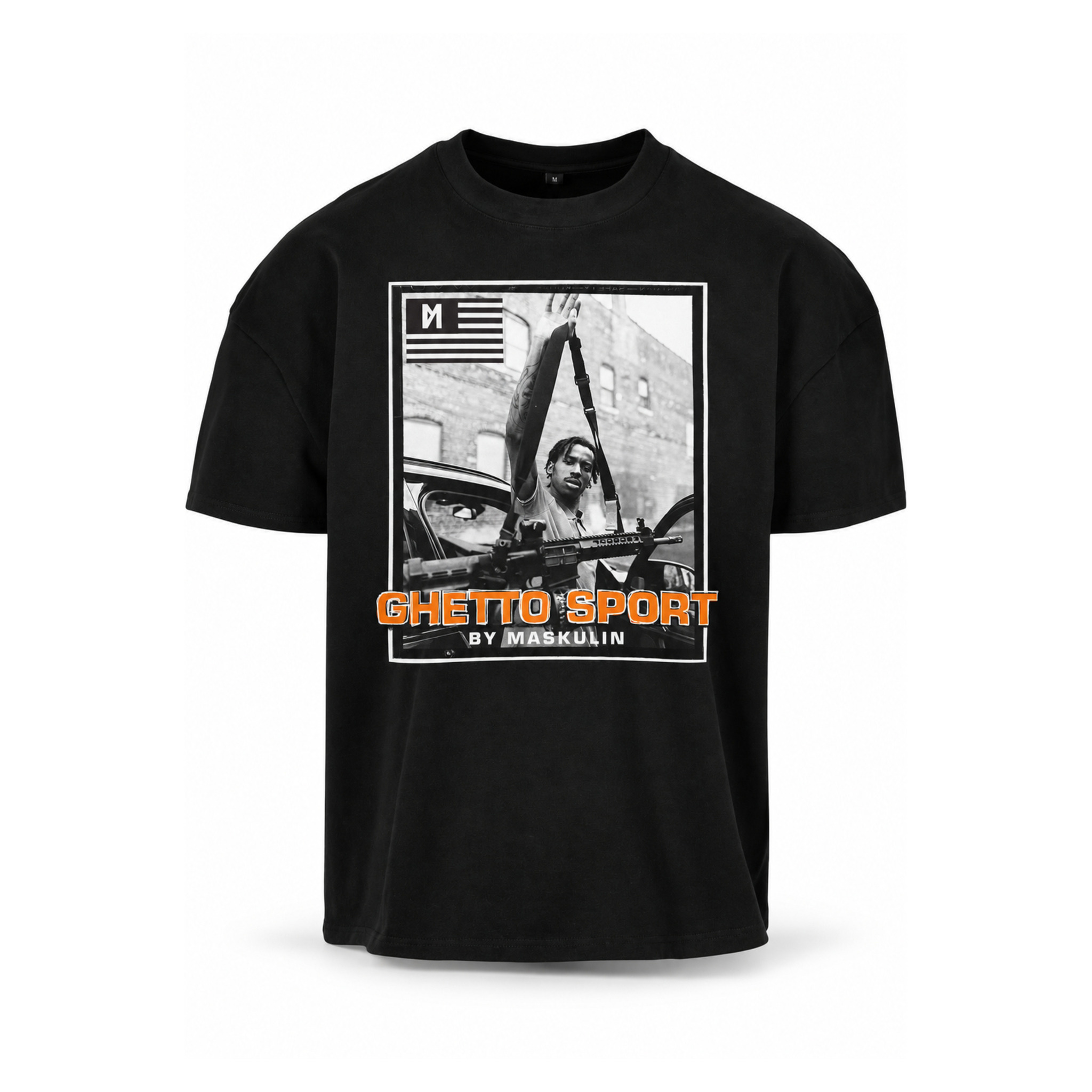 Maskulin - Ghetto Sport Rifle - Oversized T-Shirt