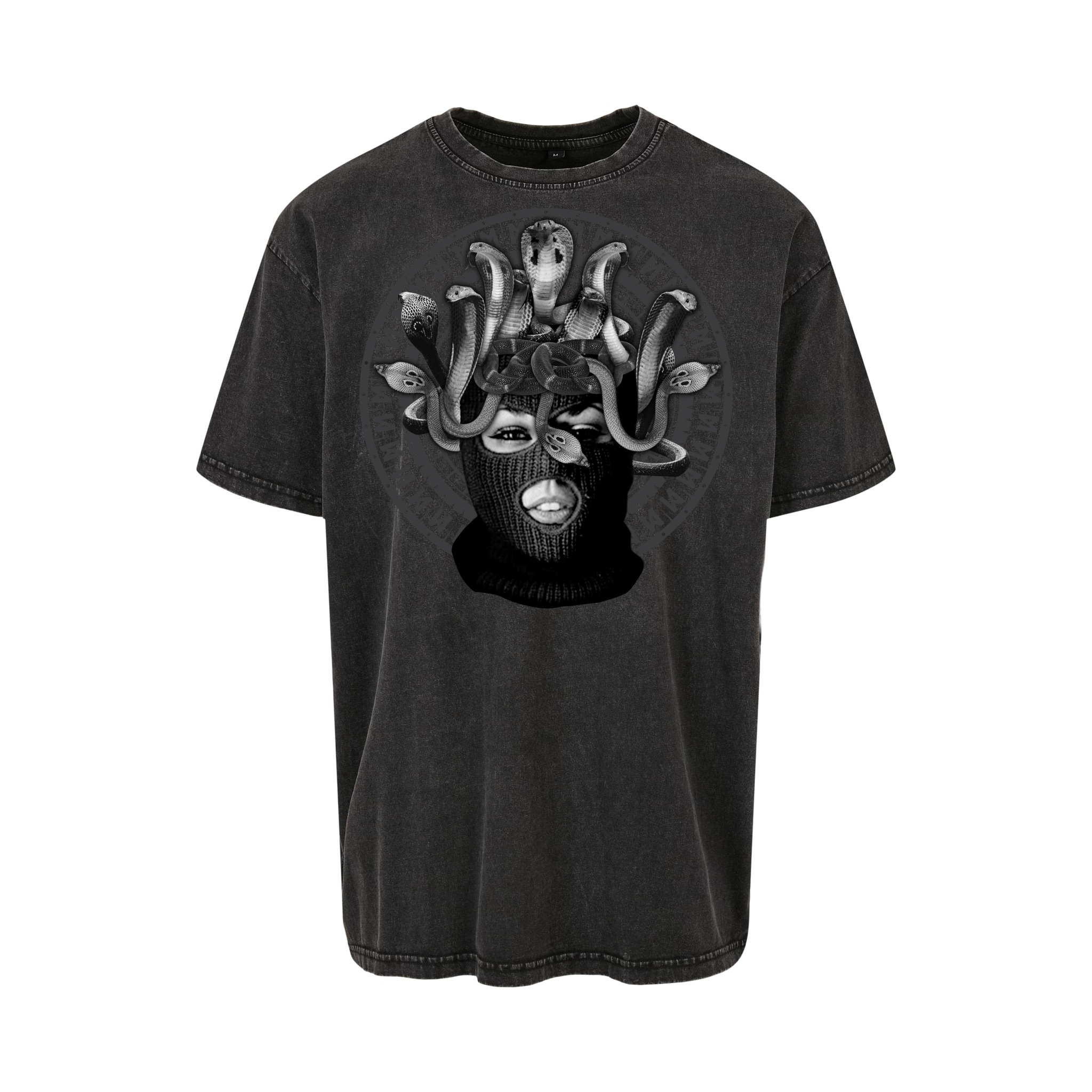 Maskulin - Cobra - Acid Washed Oversized T-Shirt