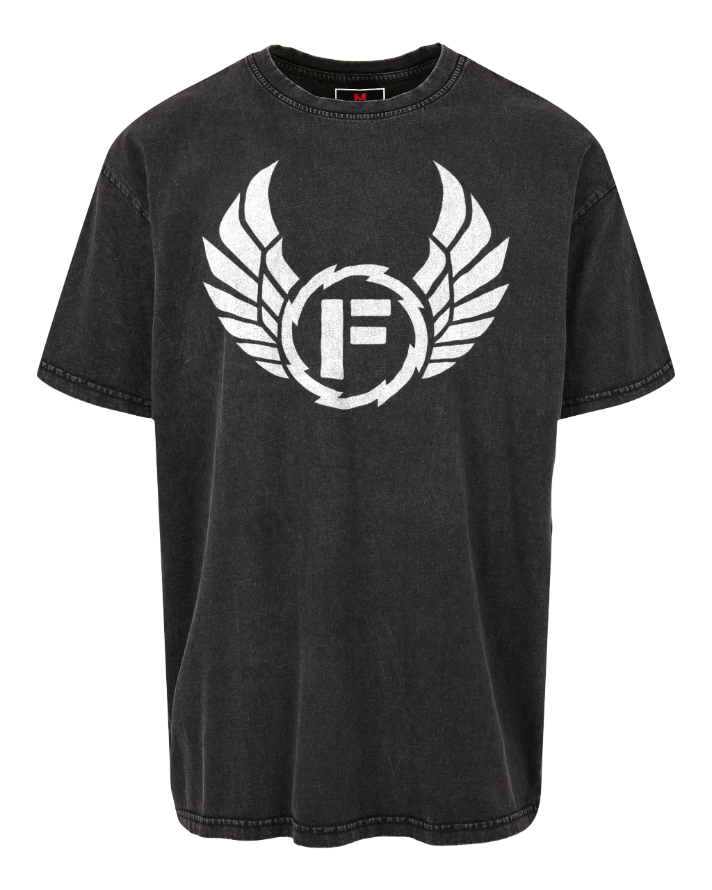 Fler - Wings - Acid Washed Oversized T-Shirt