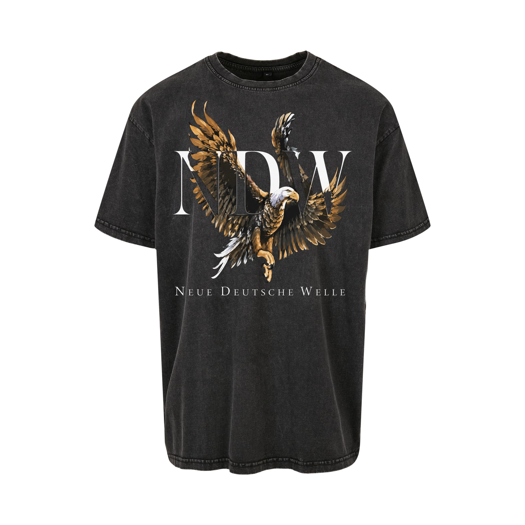 Fler - NDW Gold-Adler - Acid Washed Oversized T-Shirt