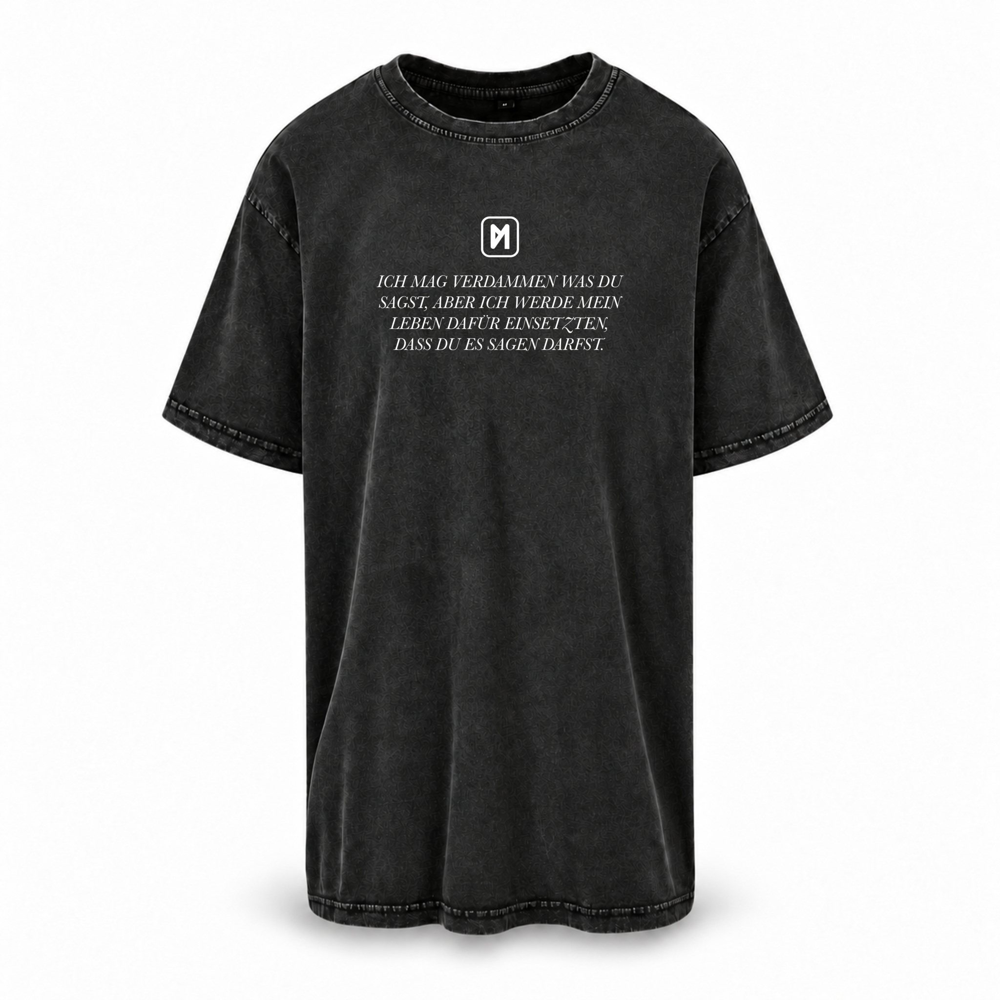 Maskulin - Voltaire - Acid Washed Oversized T-Shirt